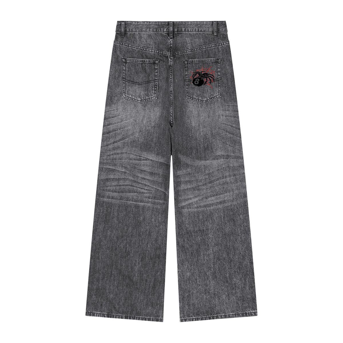 Vintage Wash Denim Jeans