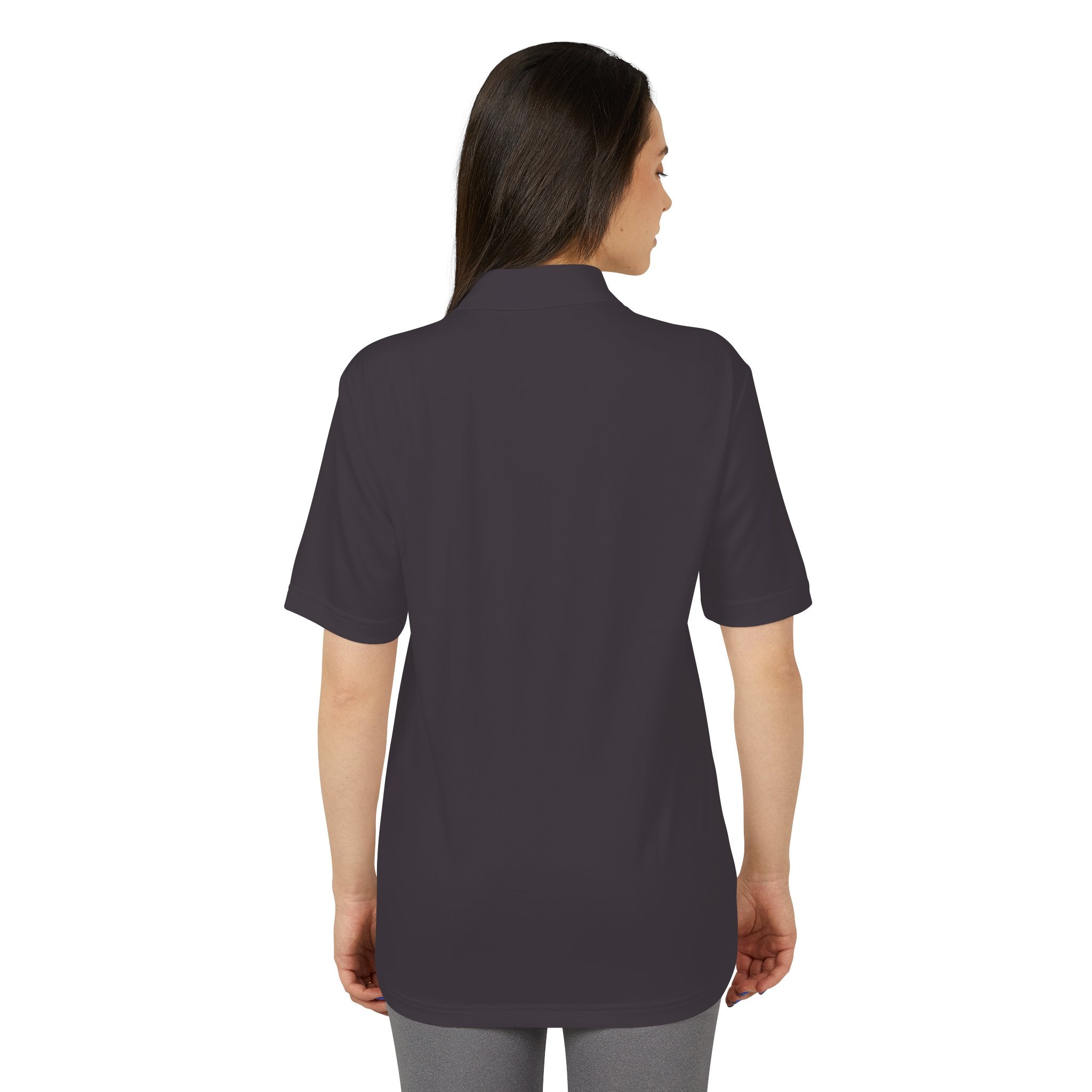 Emblem Performance Polo Shirt — Classic Crest Chest Logo