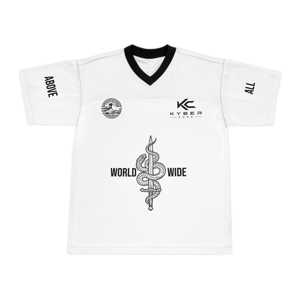 Worldwide Snake Caduceus Football Jersey — Number 10 Soccer Shirt