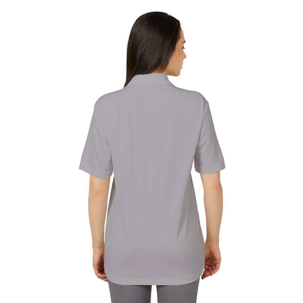 Emblem Performance Polo Shirt — Classic Crest Chest Logo