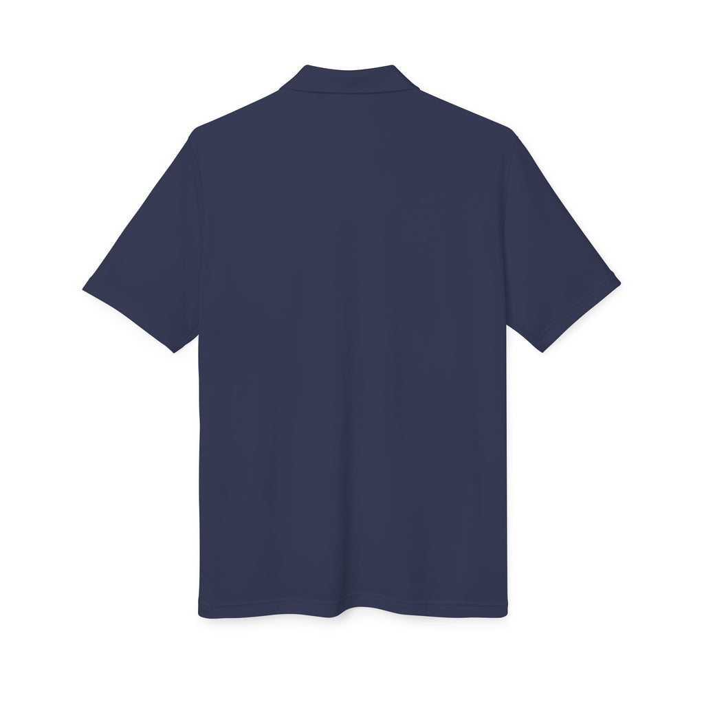Emblem Performance Polo Shirt — Classic Crest Chest Logo
