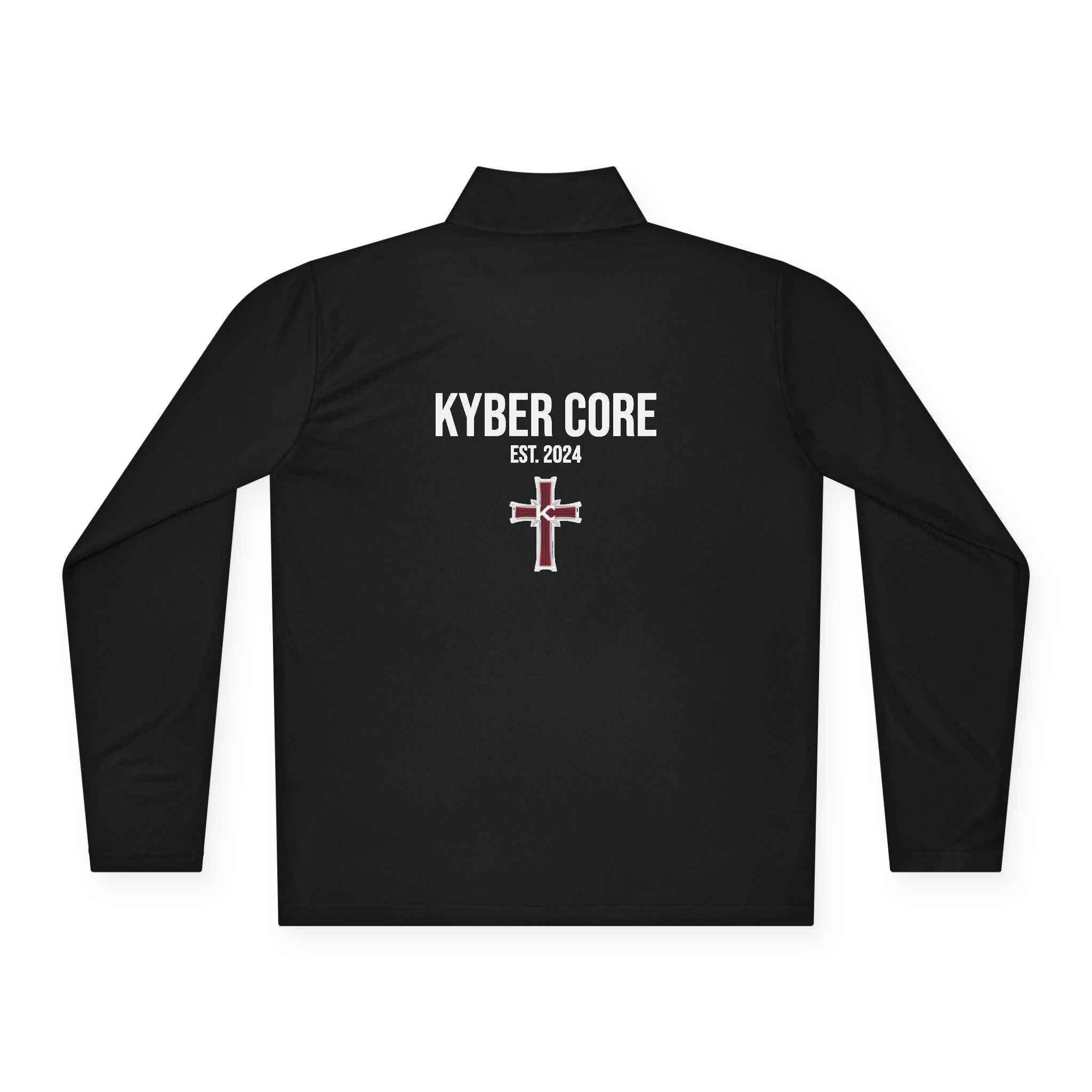 Kyber Core Quarter-Zip Pullover — Est. 2024 Logo Performance Pullover