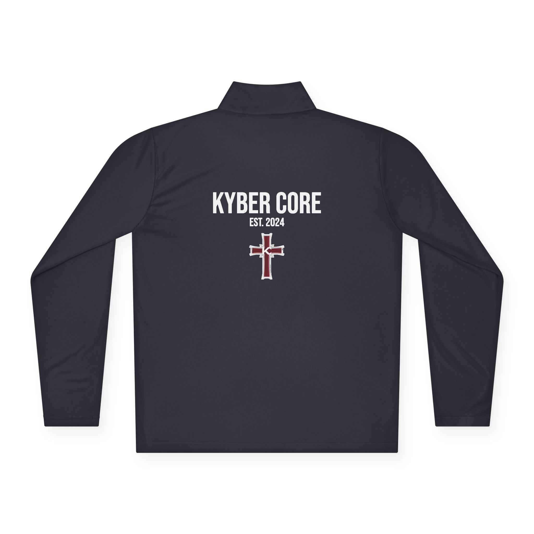 Kyber Core Quarter-Zip Pullover — Est. 2024 Logo Performance Pullover