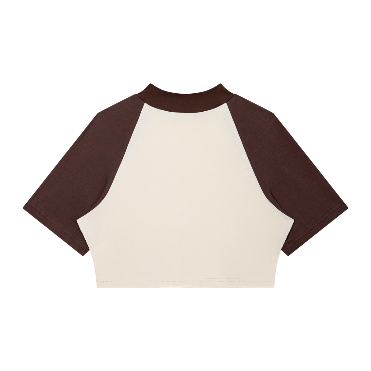 Color Block Crop Tee