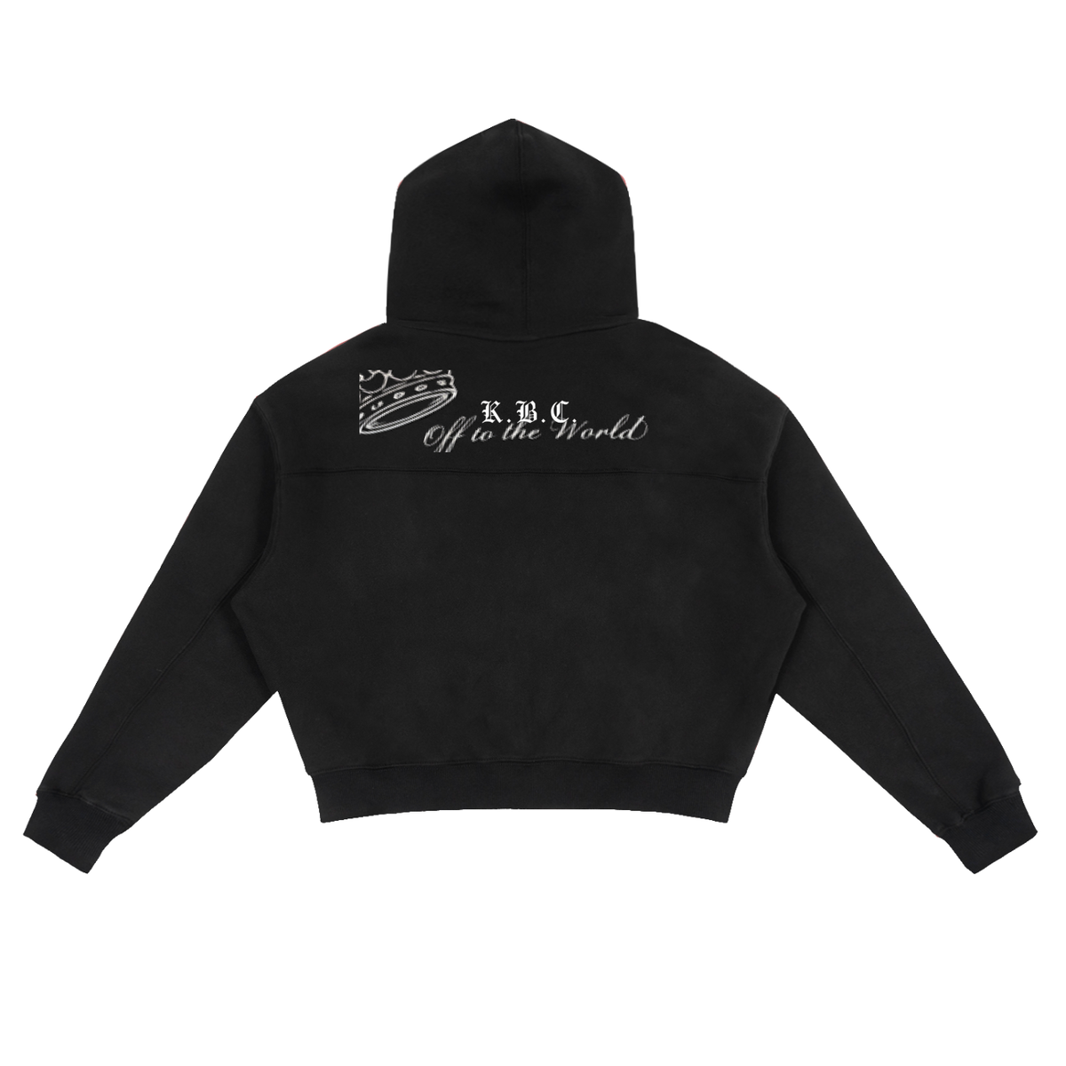 Fleece Zip-Up Boxy Hoodie