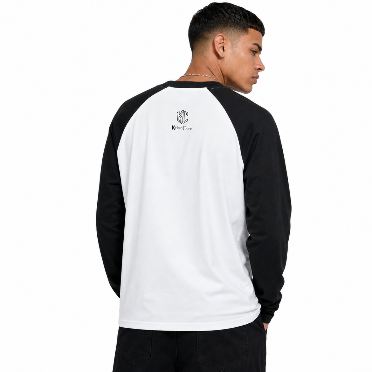 Color-Blocked Raglan Long-Sleeve T-Shirt