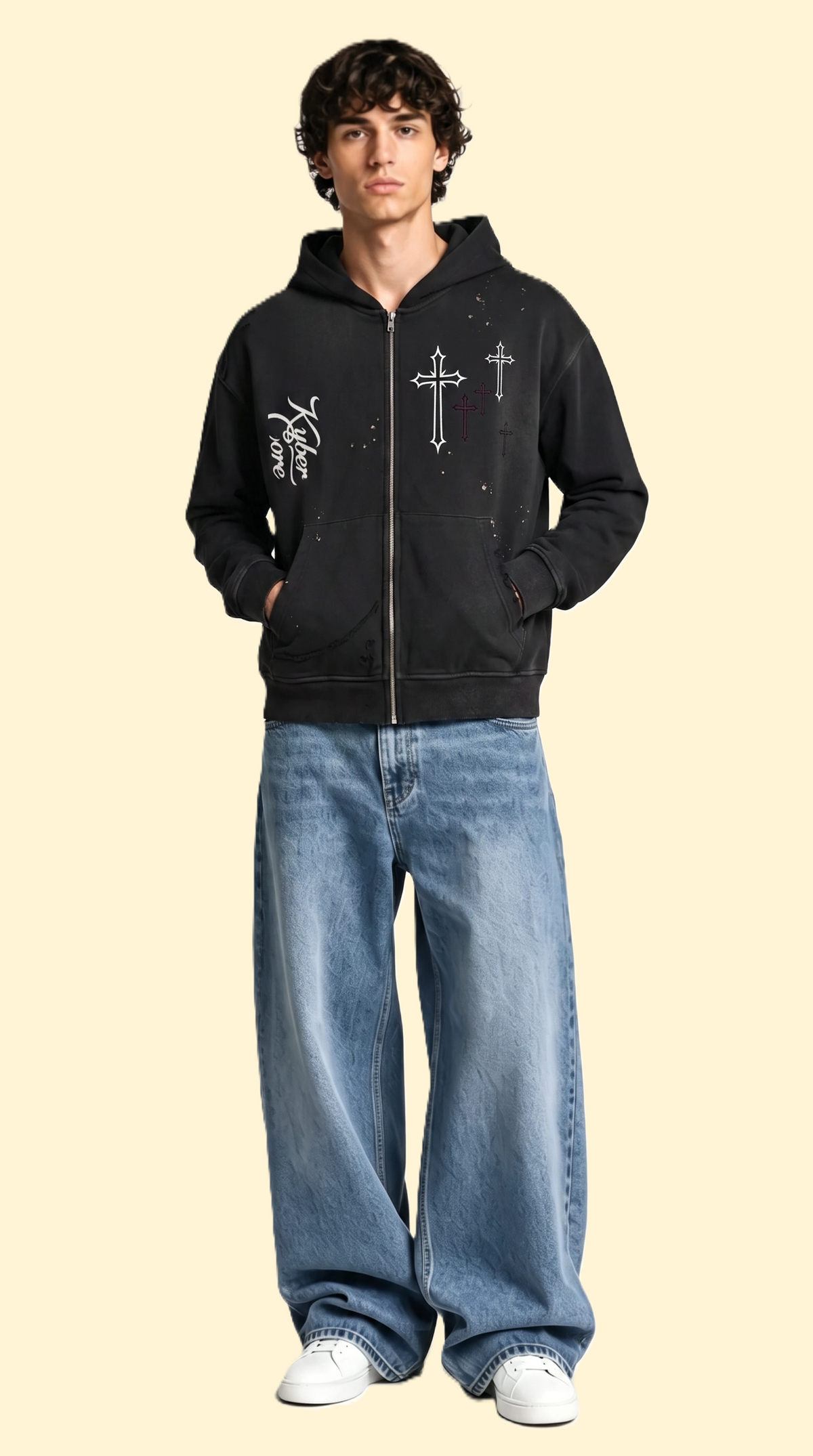 Sun Fade Zip Hoodie