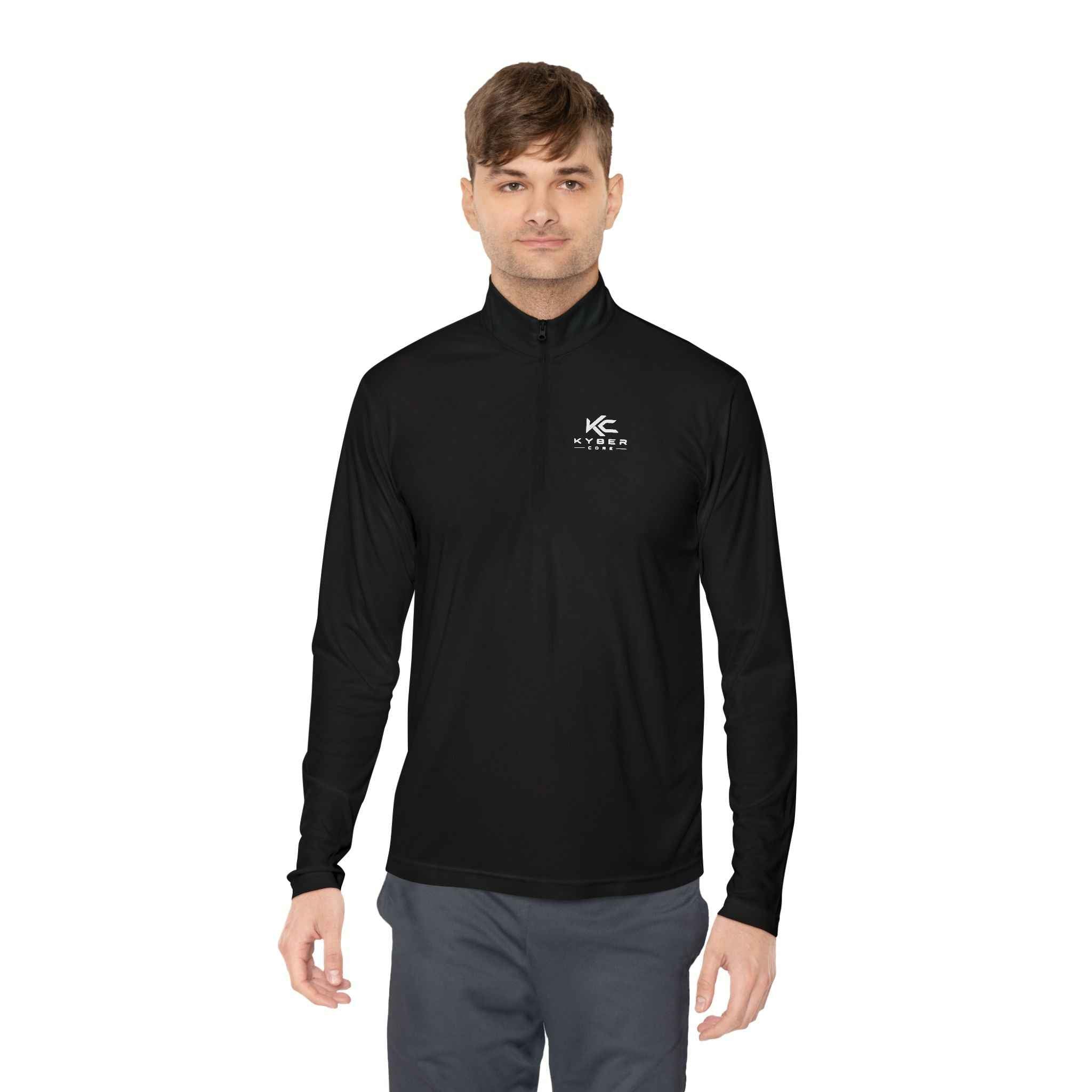 Kyber Core Quarter-Zip Pullover — Est. 2024 Logo Performance Pullover