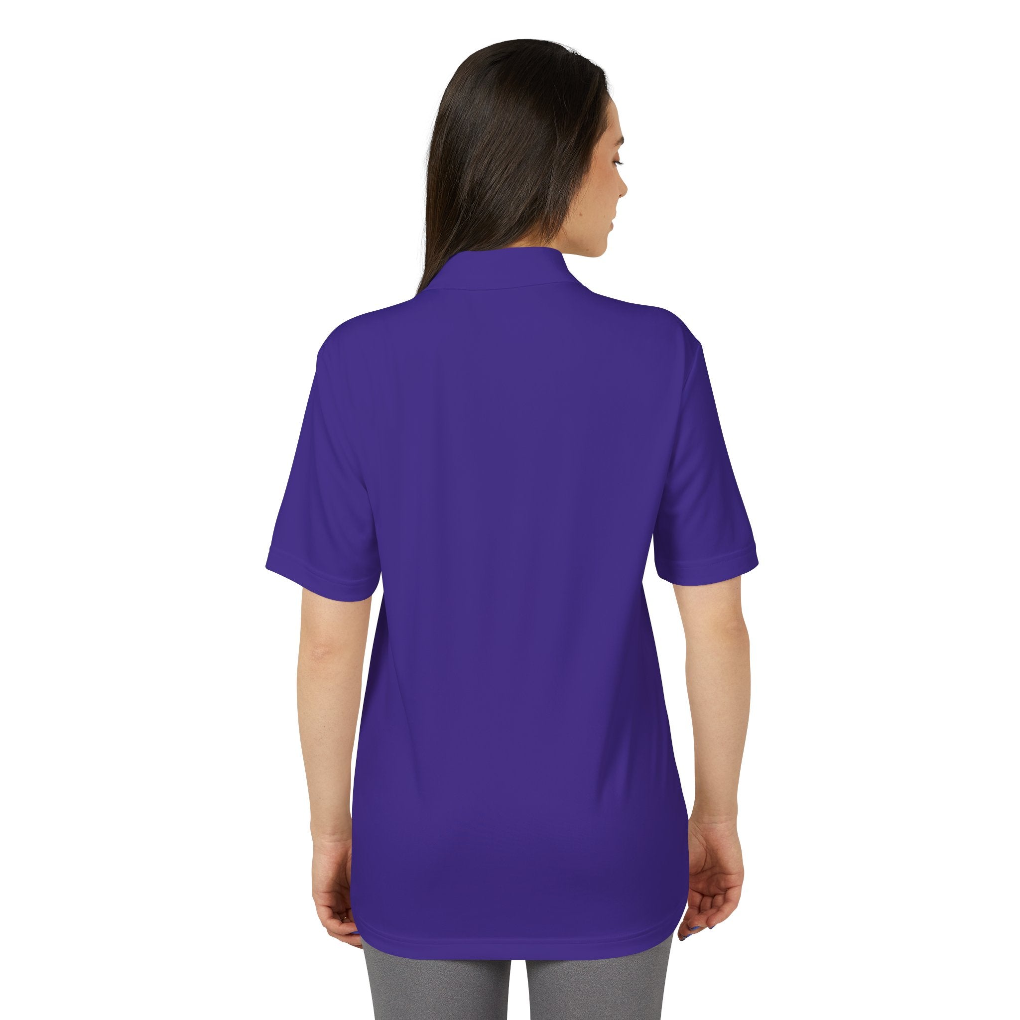 Emblem Performance Polo Shirt — Classic Crest Chest Logo