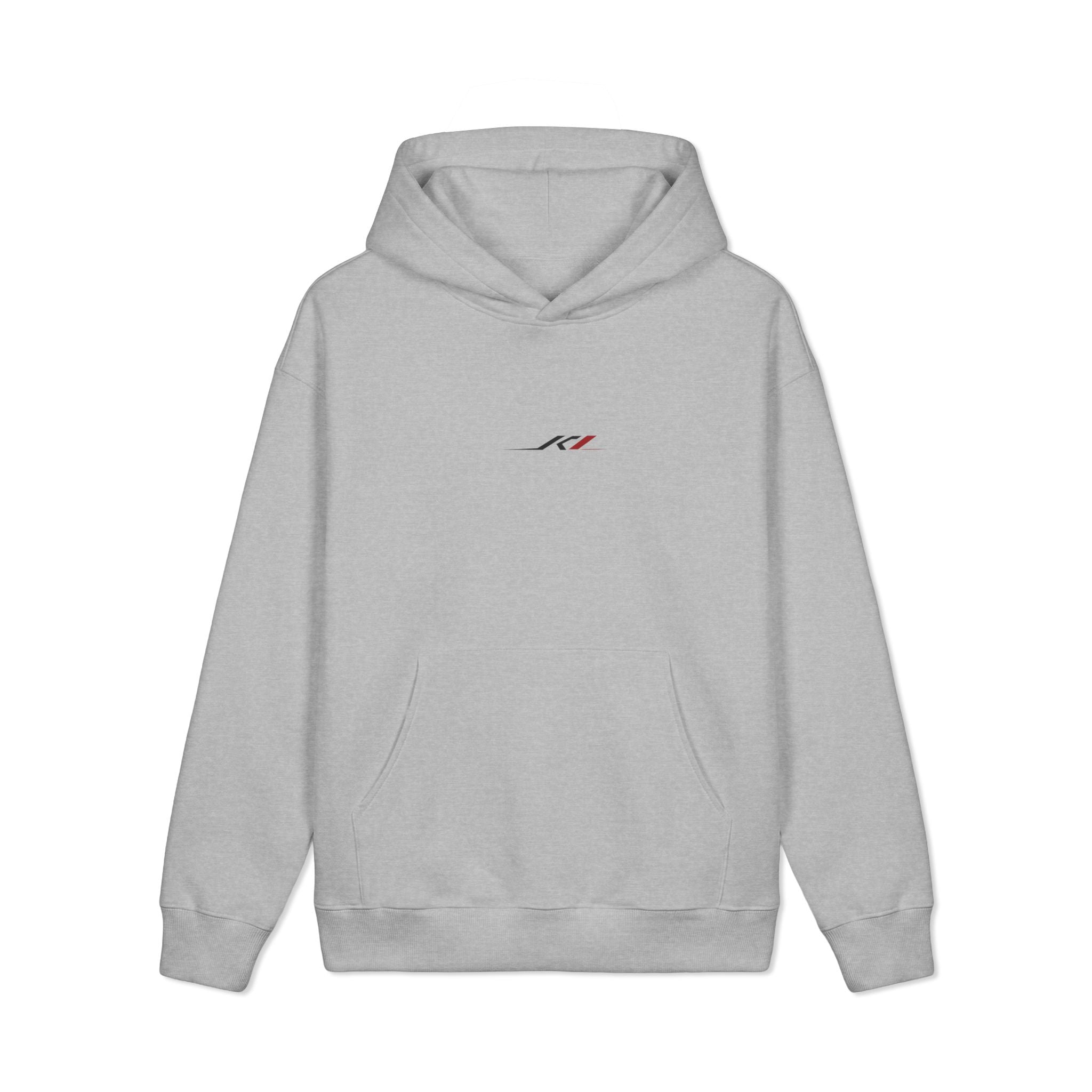Serpent & Rose Heavyweight Hoodie — Minimal Snake & Butterfly Back Graphic