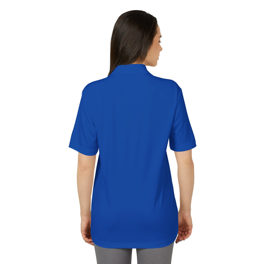 Emblem Performance Polo Shirt — Classic Crest Chest Logo