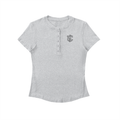 Modal Henley Crop Top