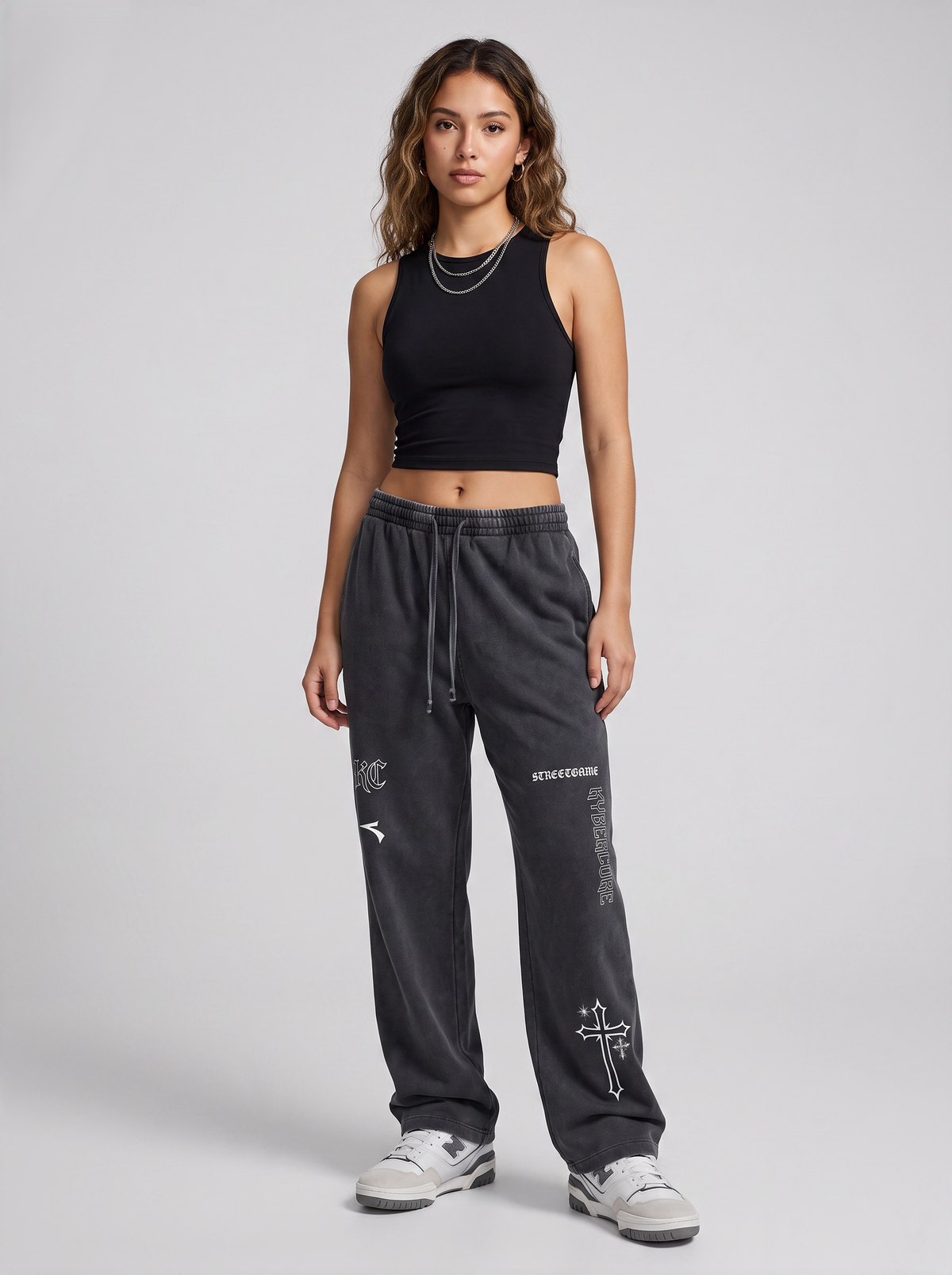 Vintage Washed Waist Pants