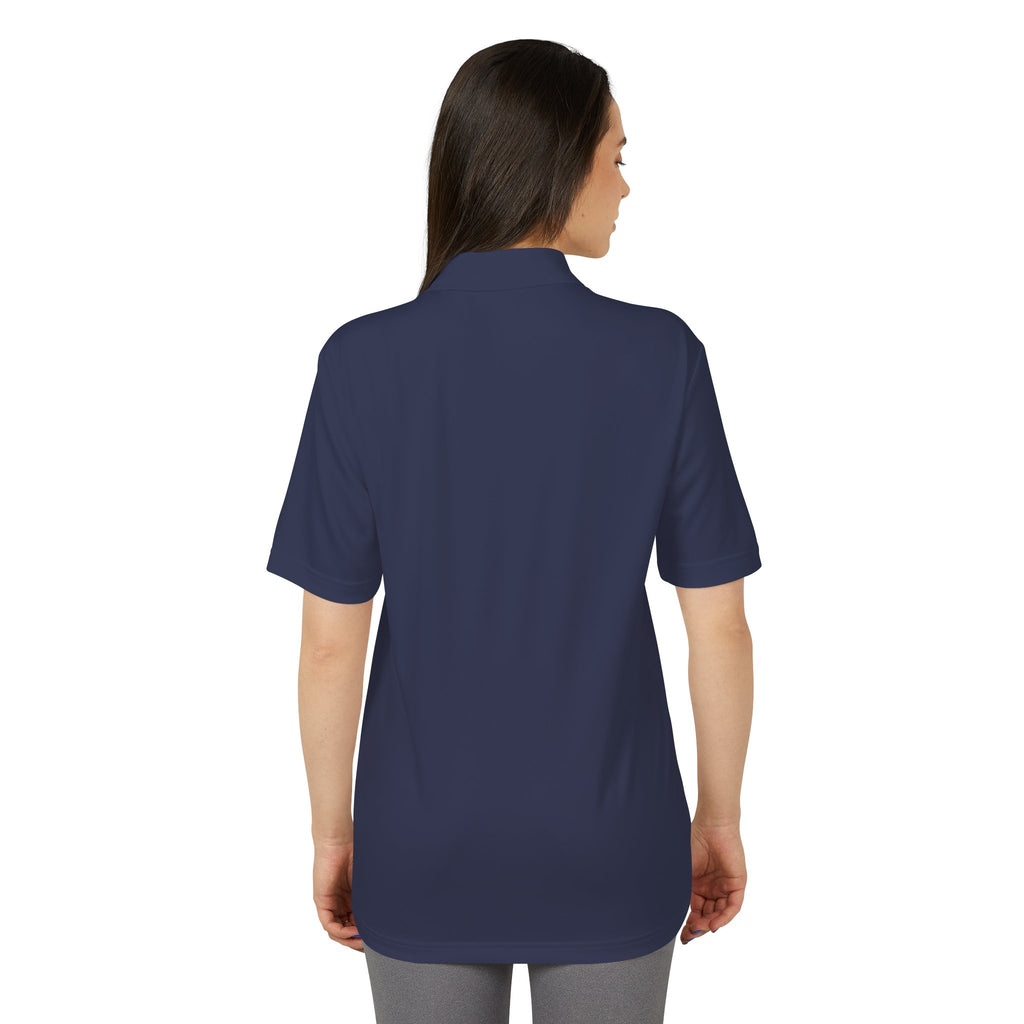 Emblem Performance Polo Shirt — Classic Crest Chest Logo
