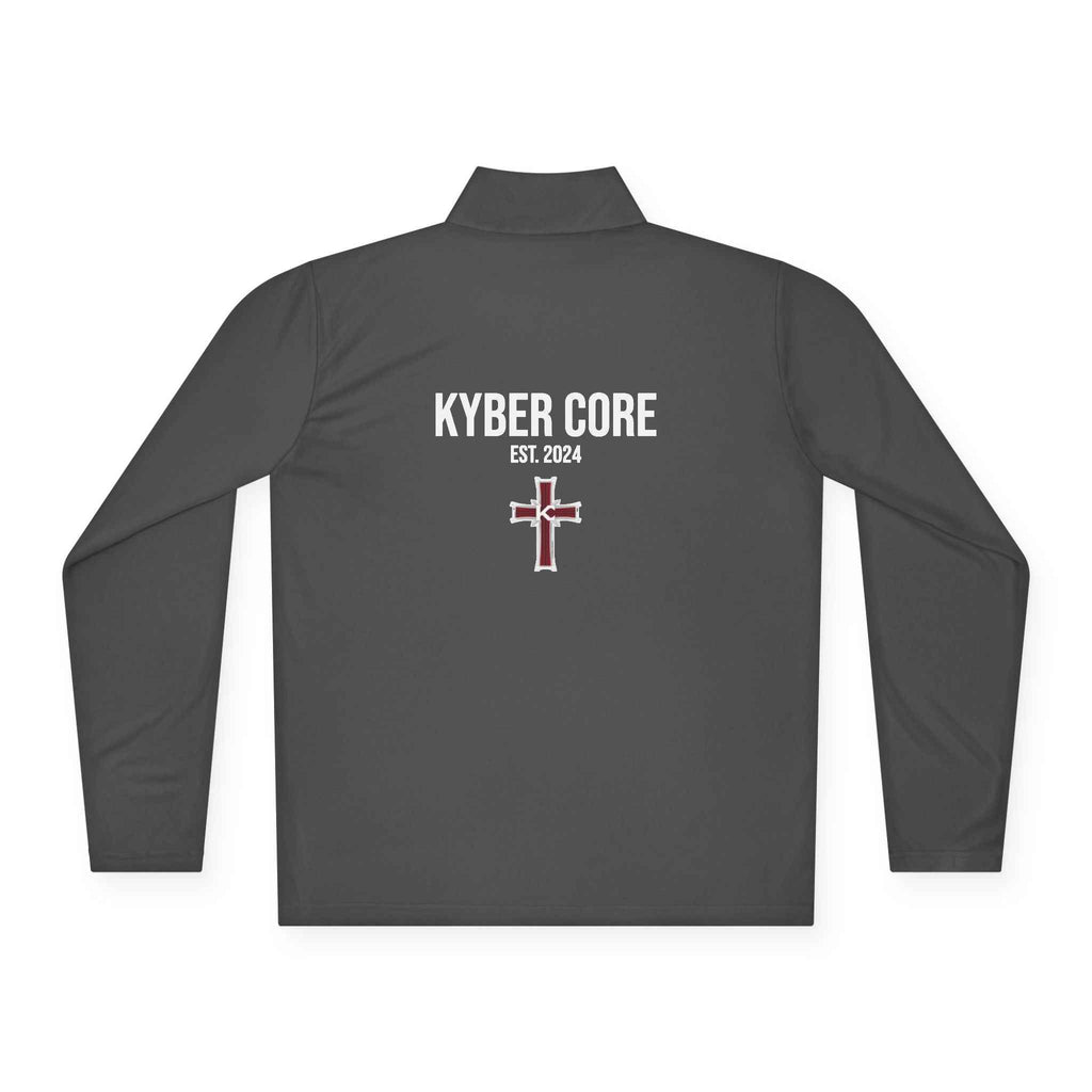 Kyber Core Quarter-Zip Pullover — Est. 2024 Logo Performance Pullover