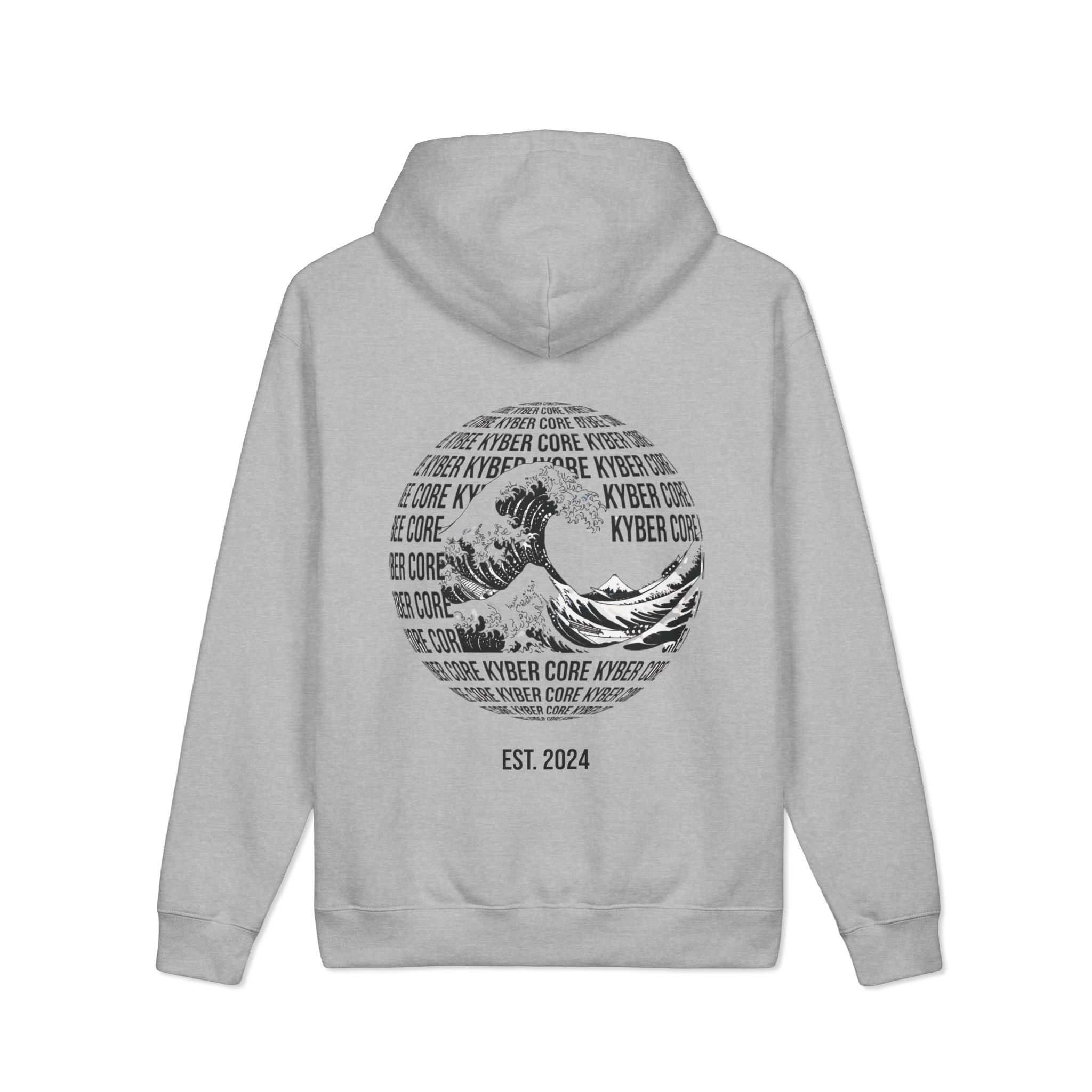 Hoodie — Kyber Coil Wave Logo Pullover (Est. 2024)