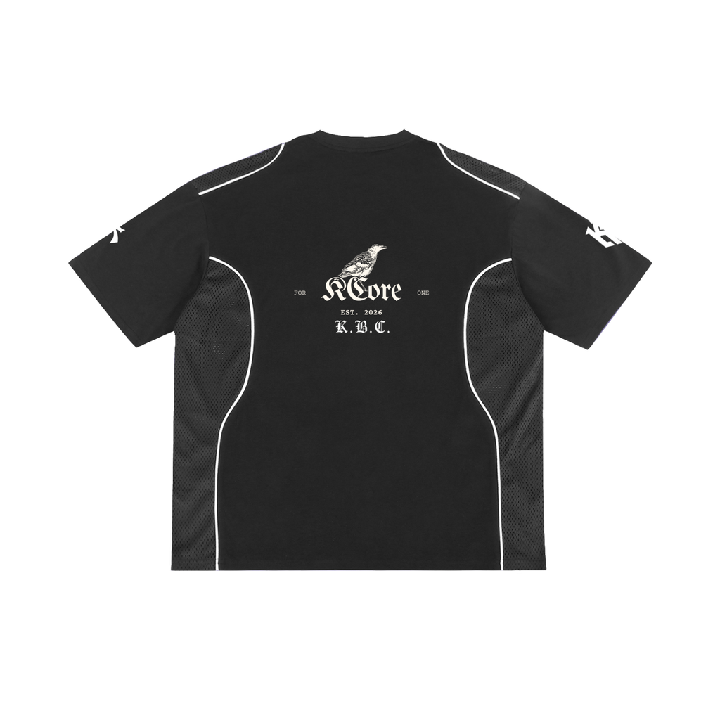 Contrast Piped Panel T-Shirt