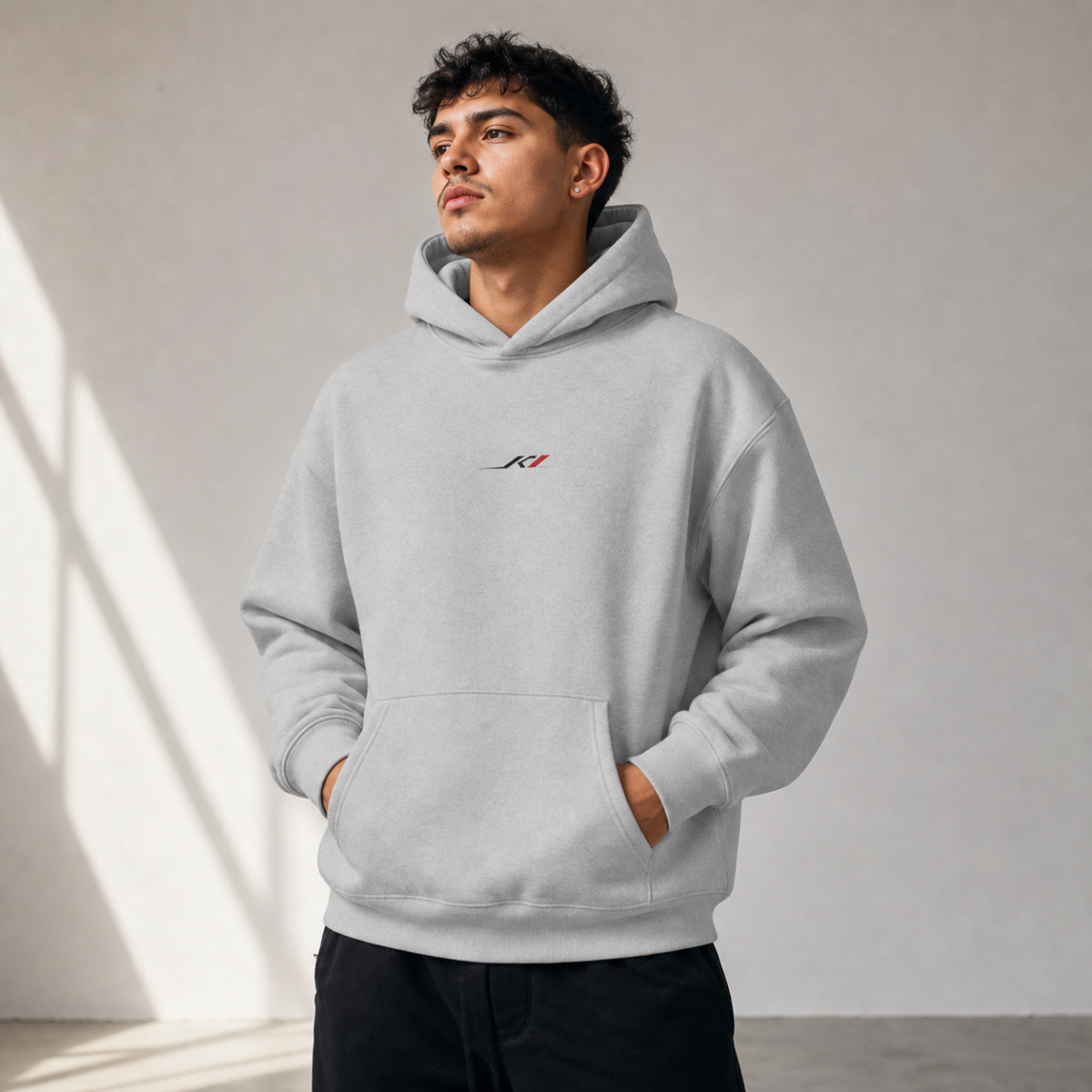 Hoodie — Kyber Coil Wave Logo Pullover (Est. 2026)