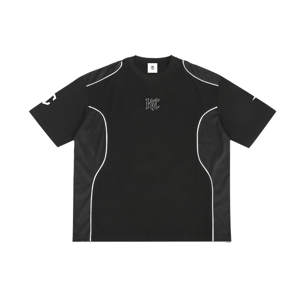 Contrast Piped Panel T-Shirt