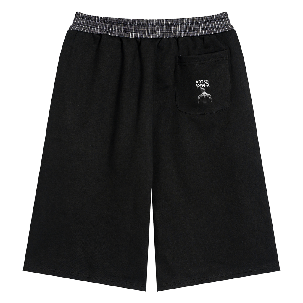 Plaid Waistband Shorts