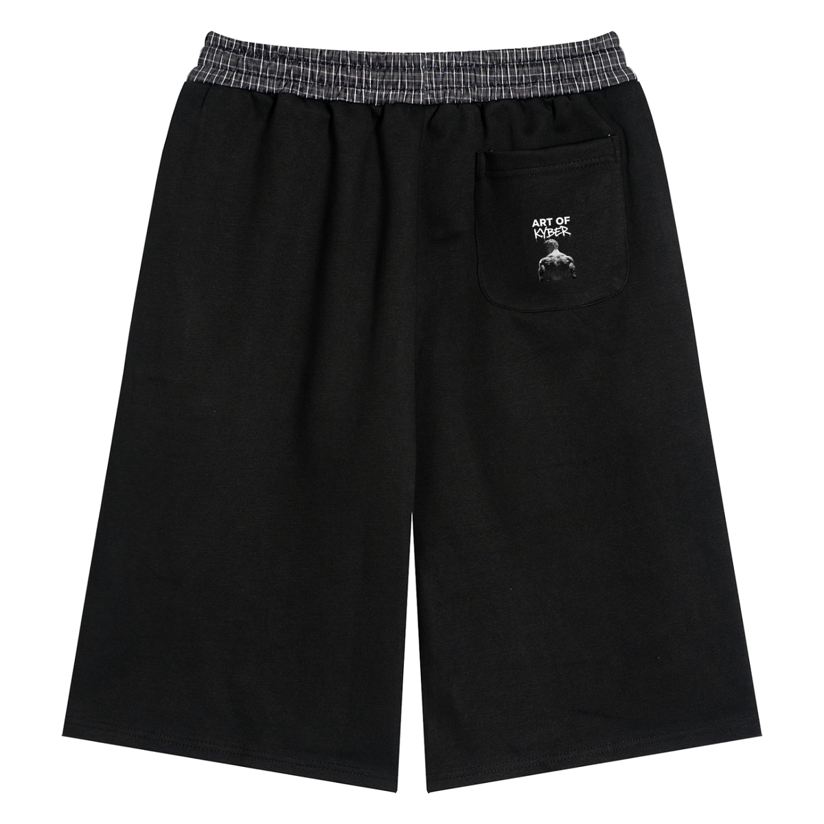 Plaid Waistband Shorts