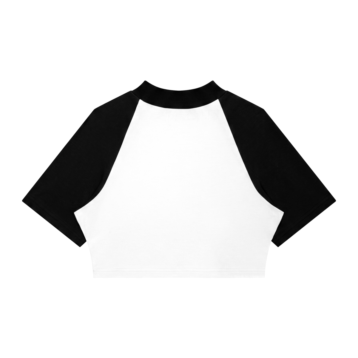 Color Block Crop Tee