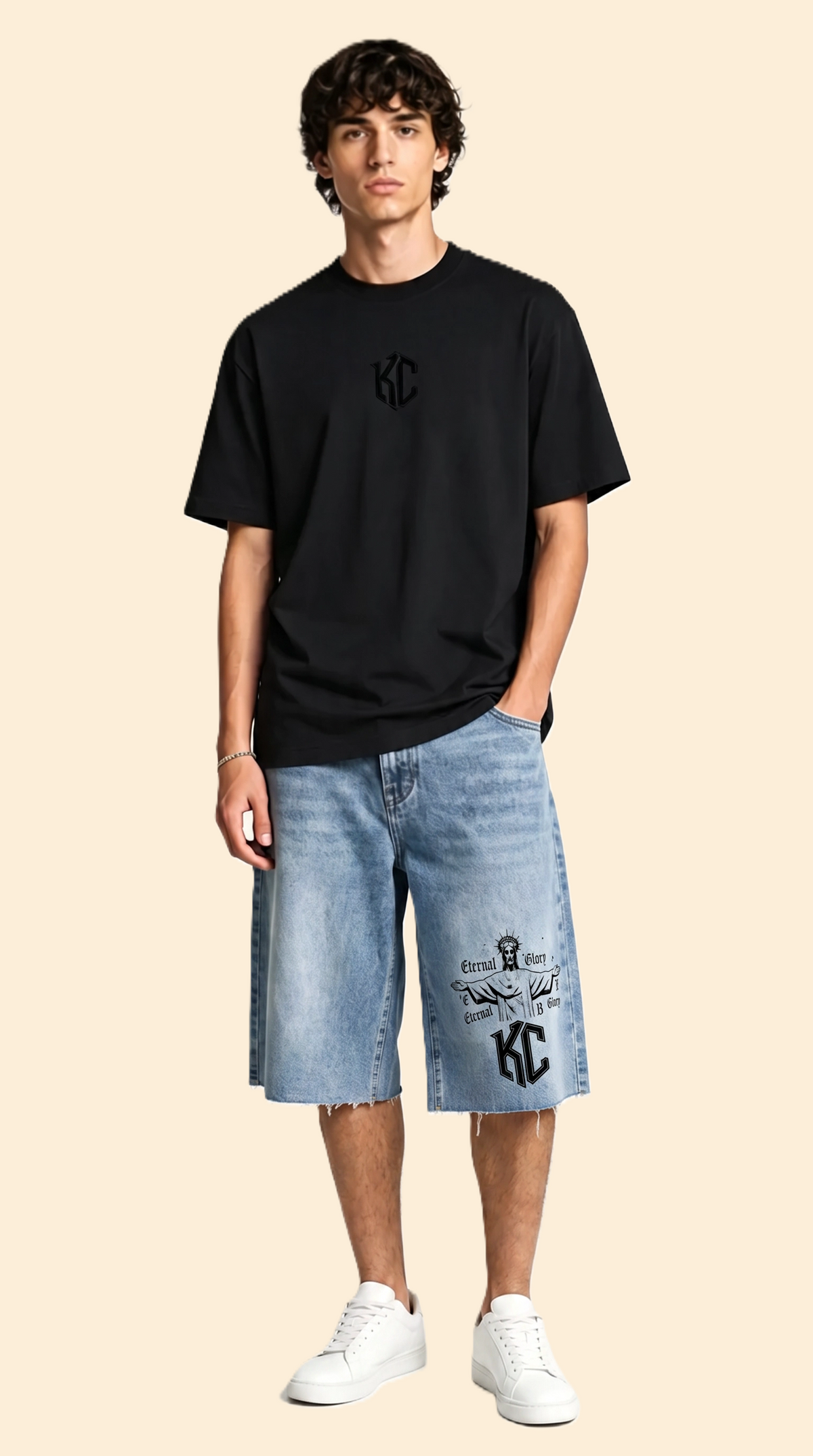 Men’s Vintage Denim Shorts