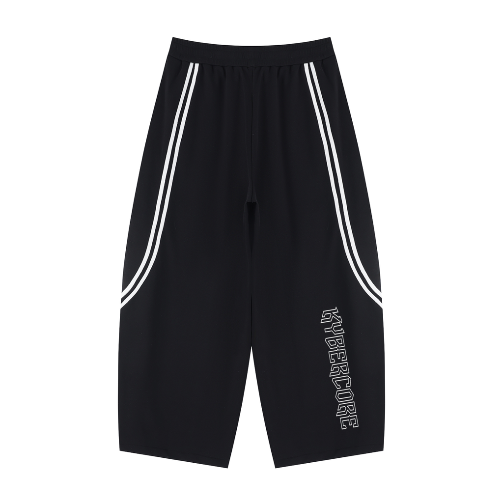 Wide Leg Piping Sweatpants