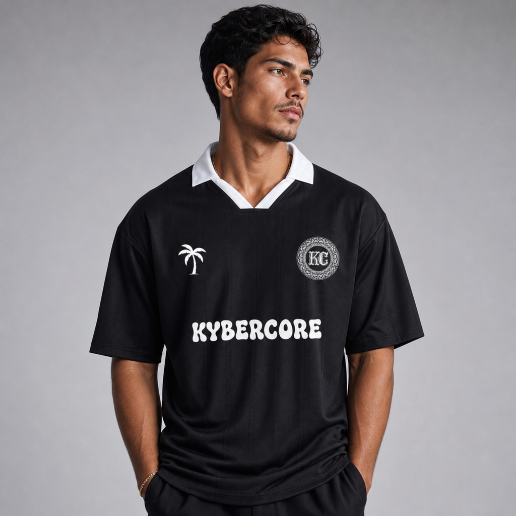 Striped Boxy Soccer Jersey